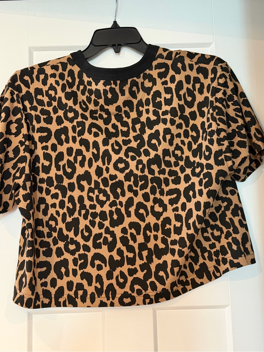 Coach Leopard Logo Tee - Black & Tan - Picture 4 of 8